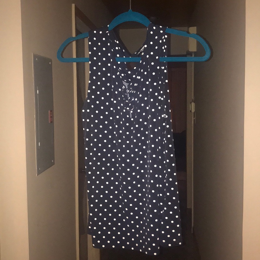 Karl Lagerfeld Polk a dot blouse XL
